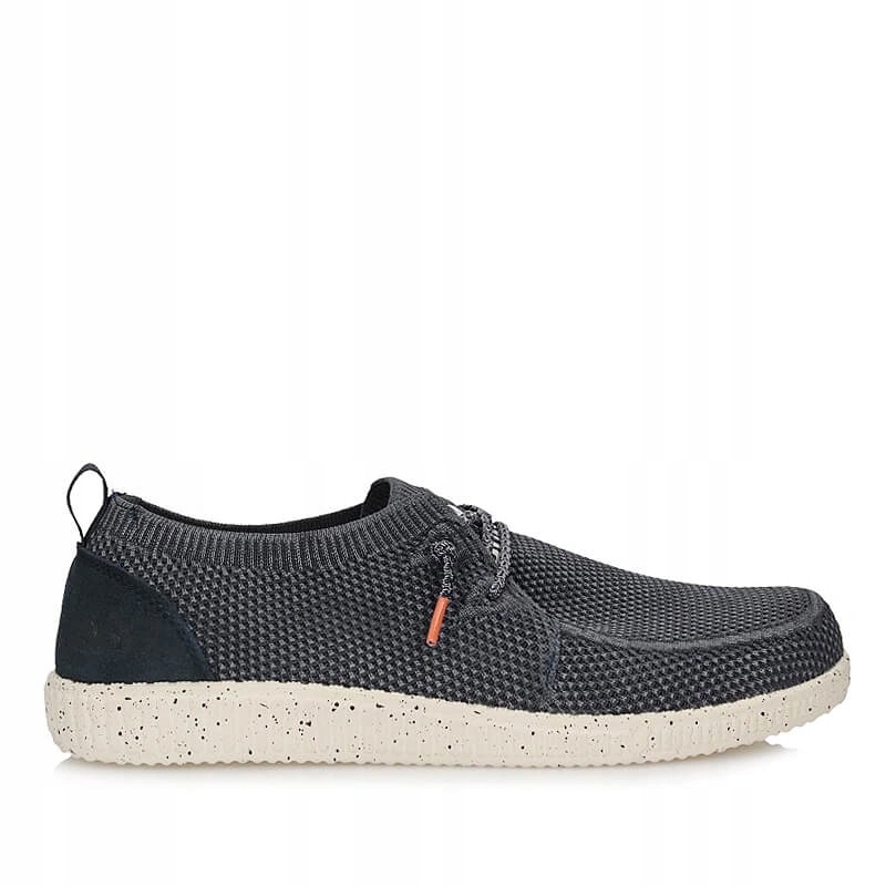 Pánské polobotky Pitas WP150 Wallabi Washed Marino tmavě modré na platformě