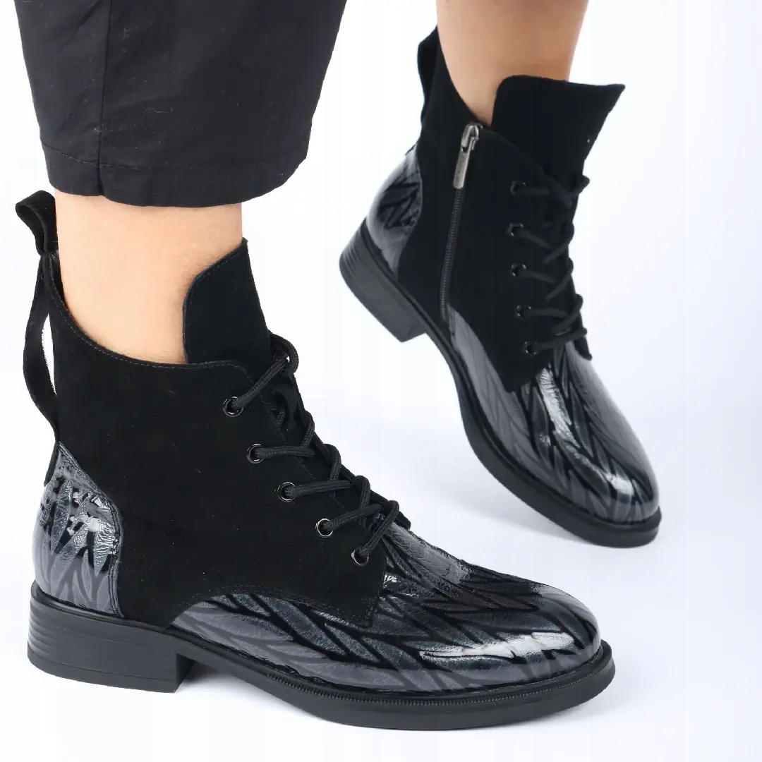 Dámské kotníkové boty Artiker 57C0193 černá 40, černá