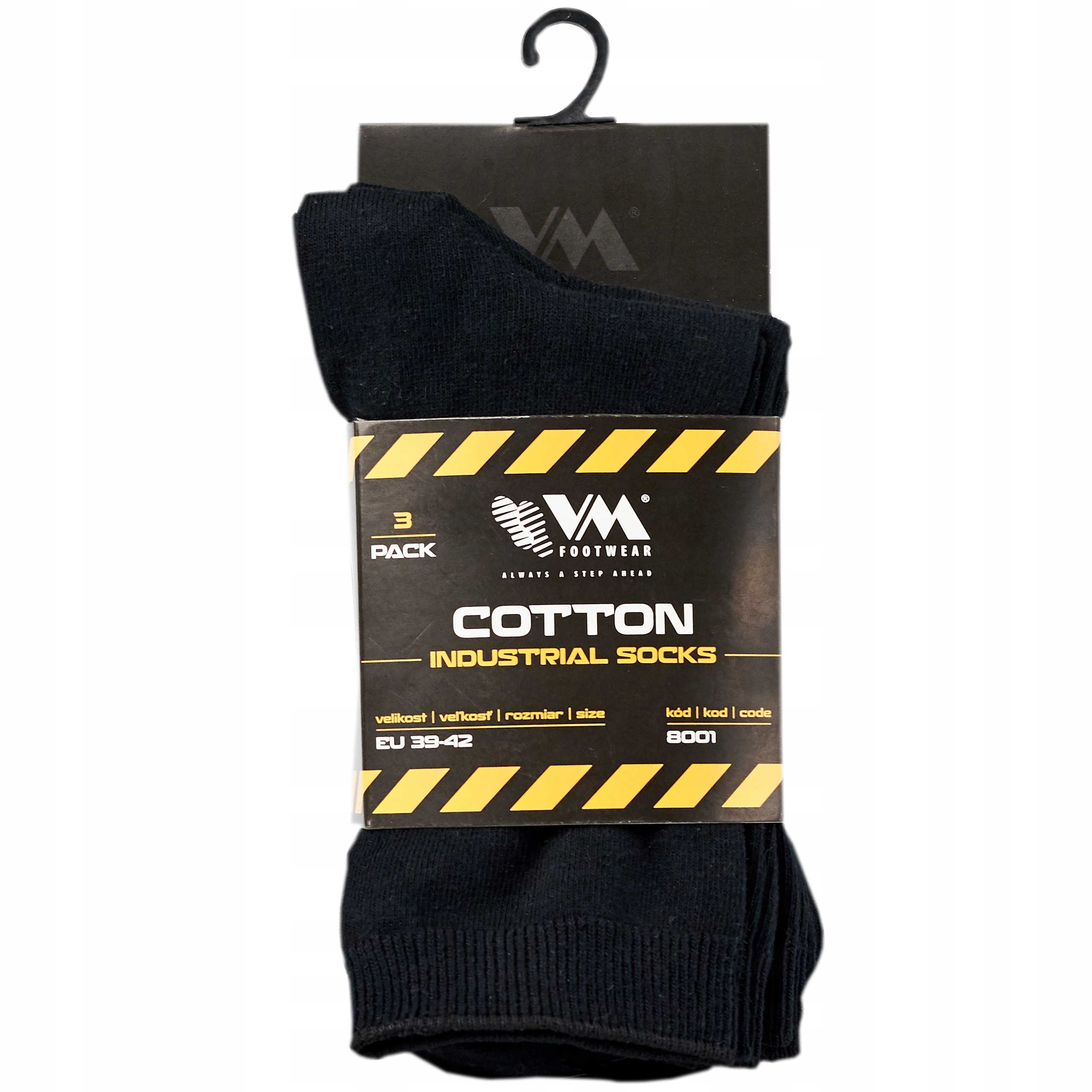 SKARPETY ROBOCZE BAWEŁNIANE skarpetki ODDYCHAJĄCE OCHRONNE 3 PARY Rozmiar 35-38