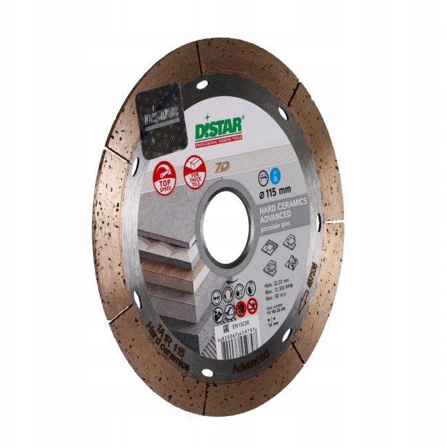 

Distar Hard Ceramics Advanced 115 mm x 22,23 mm