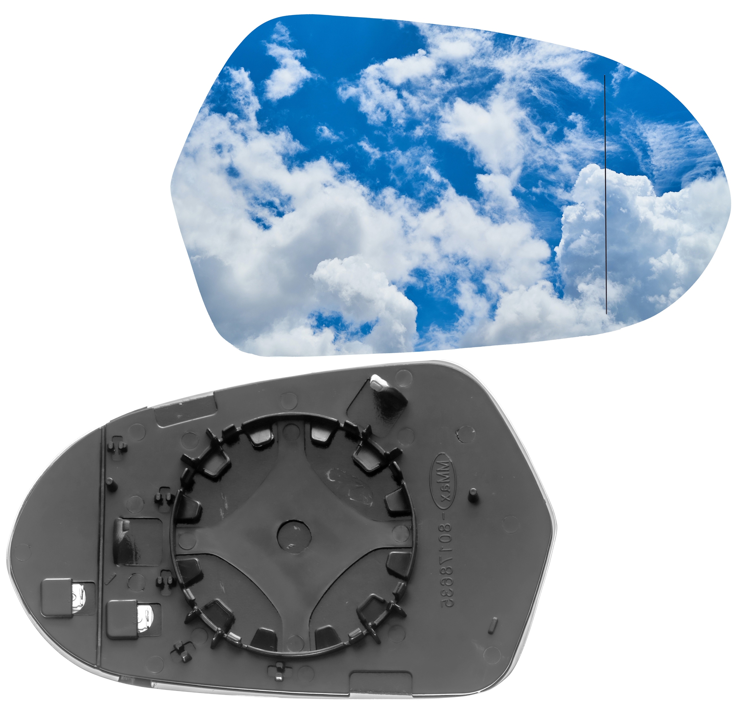 Zdjęcie AWparts WKŁAD LUSTERKA PRAWY OGRZEWANY DO AUDI A6 C7