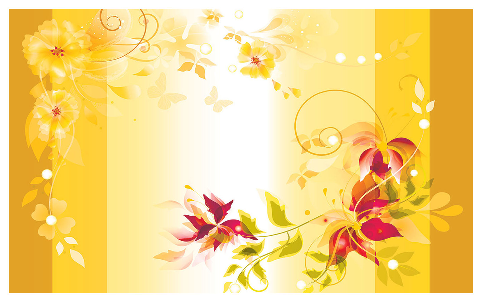 Fototapeta Kvety a pastelové motýle 254x184 vinylová Jarná dekorácia lepidlo