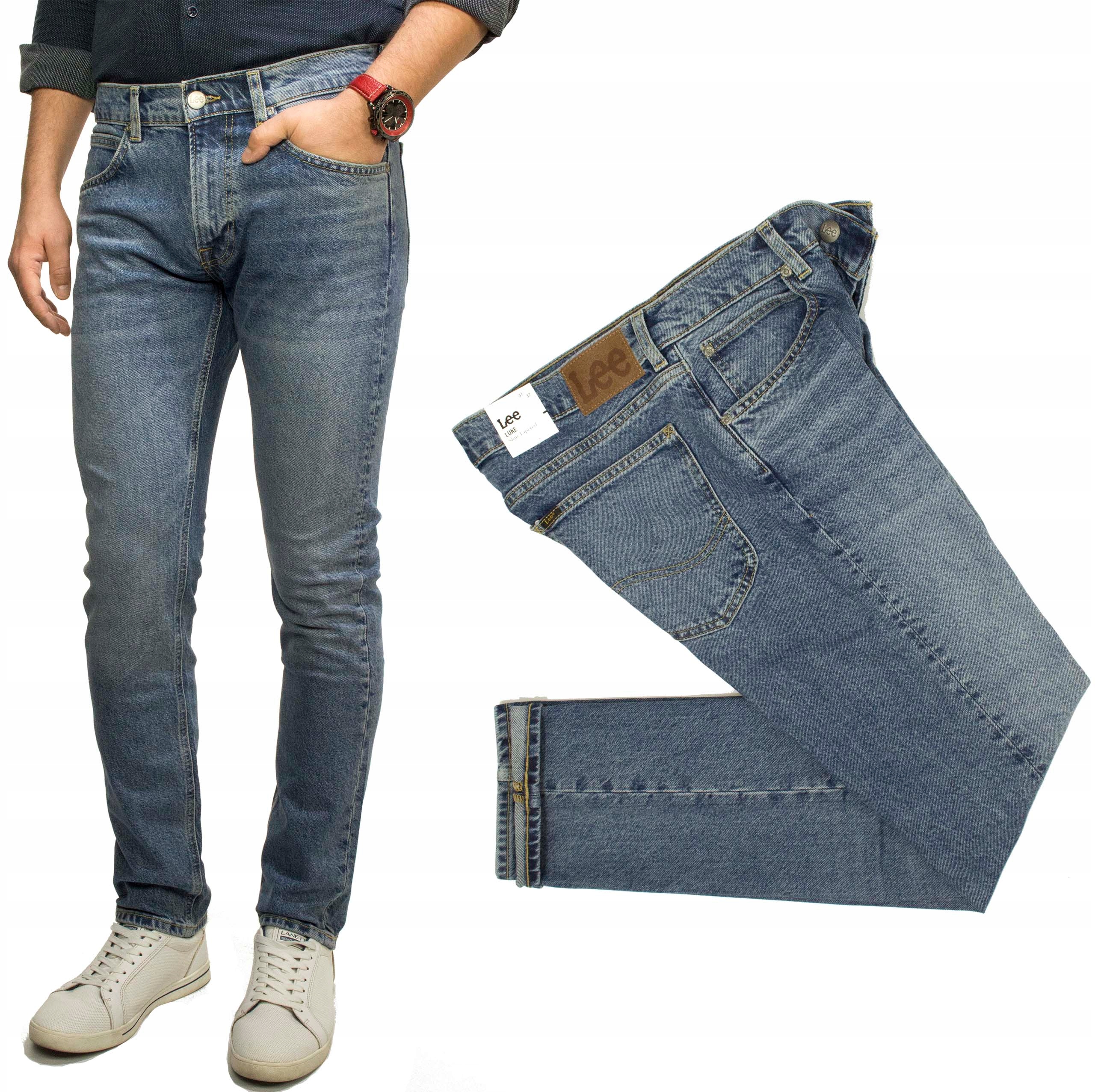 Lee Luke Northbound pánské džíny zúžené Slim Tapered W34 L34