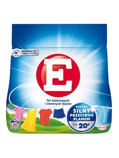 Levně 3X E, prášek na praní barevných tkanin, 1,1 kg