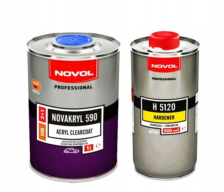 

Novakryl 590 Lakier Akryl Bezbarwny Novol 1l+UTW
