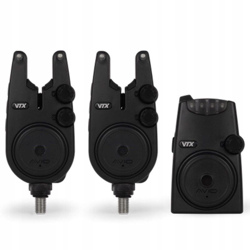 Zestaw Karpiowych Sygnalizatorów Brań Avid Carp Vtx 2+1 Bite Alarm Set