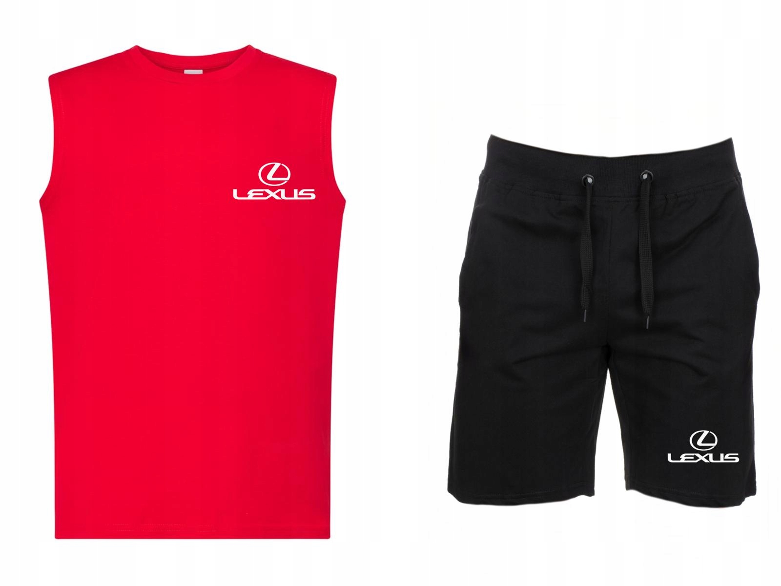 Sada Tričko Tričko Krátké Kalhoty Lexus Pánské Kraťasy L