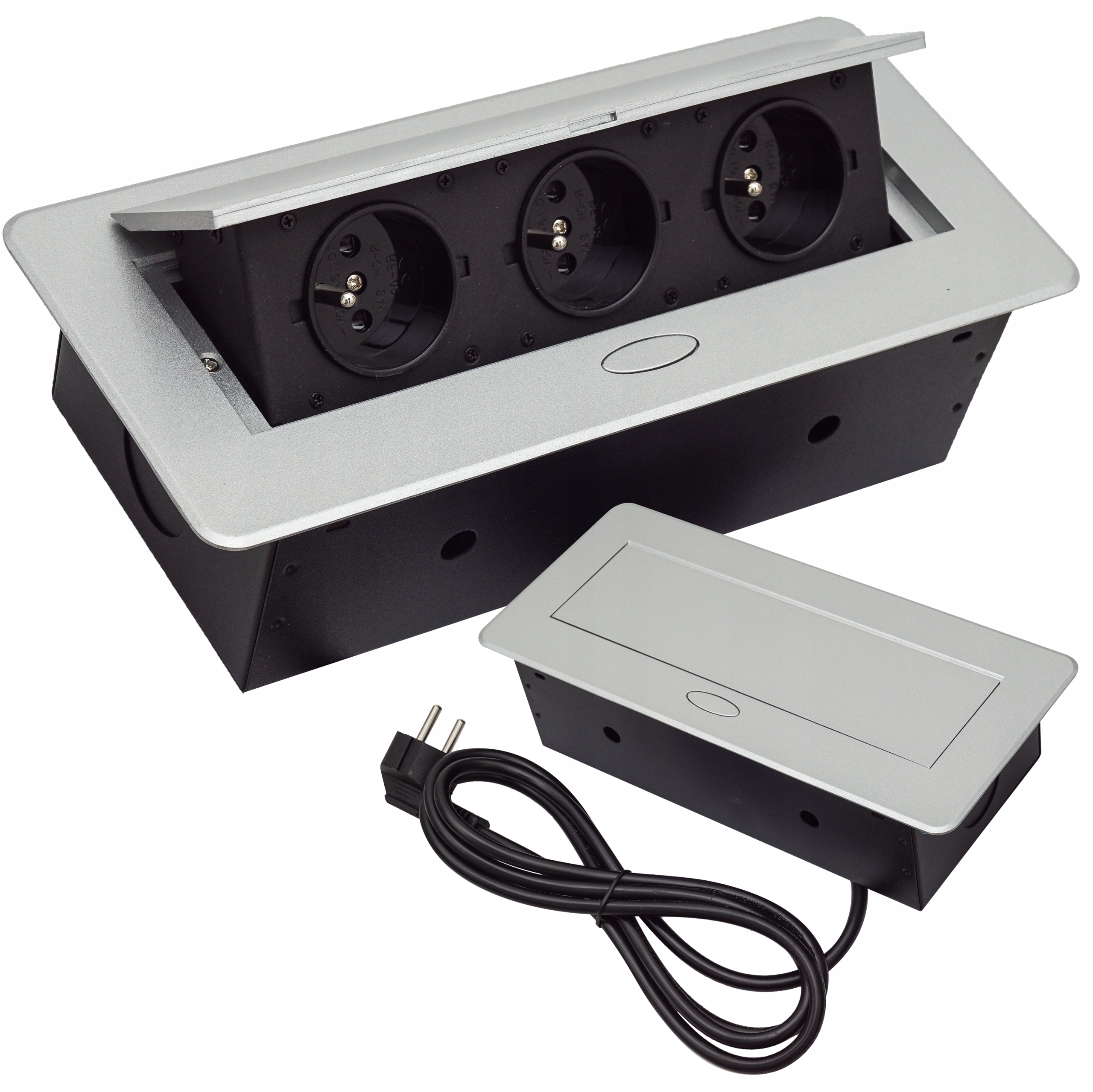 

Gniazdo Potrójne Chowane W Blat Nablatowe Gniazdko