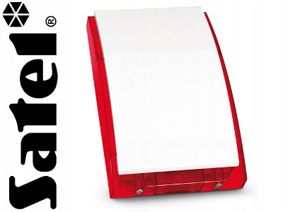 Externý opticko-akustický signalizátor Satel SP-4002 R (červený)