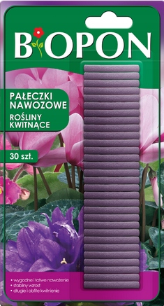 

Biopon Pałeczki nawozowe do roślin kwitnących 30st