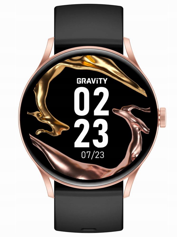 Chytré Hodinky Unisex Gravity GT2-2 Pro Amoled, Vlastní Ciferníky (sg040b) Graw