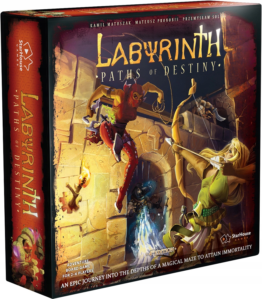 

Labyrinth Paths of Destiny fantasy board game Eng