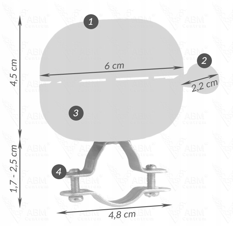 Dzwonek 6 cm koszyk rowerowy do kierownicy AVENGERS Grogu Baby Yoda Kolor niebieski
