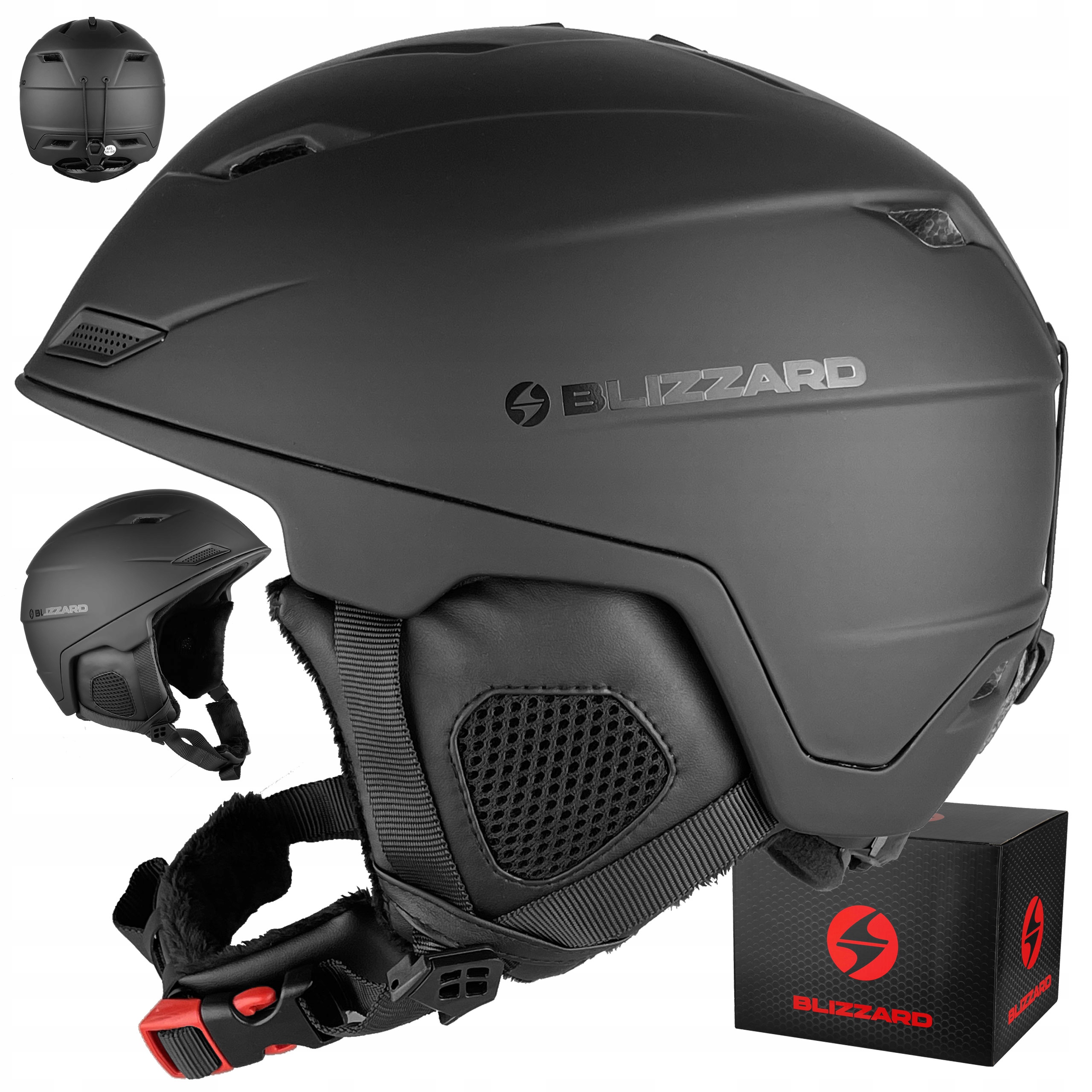 Snowboardová Lyžařská Přilba Blizzard Double In-Mould Černá L/XL 60-63 cm