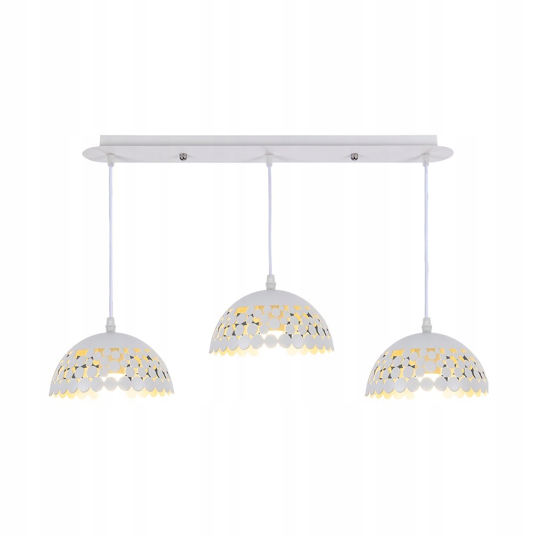 Závěsná lampa Lisa Bílá 3xE27