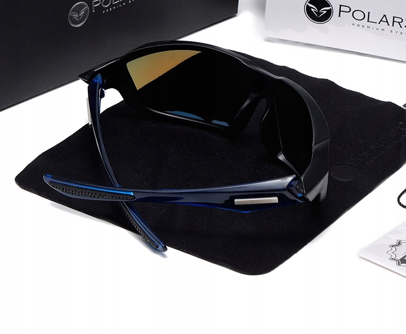 Okulary sportowe PREMIUM POLARIZED rower PolarSky w zestawie — 14