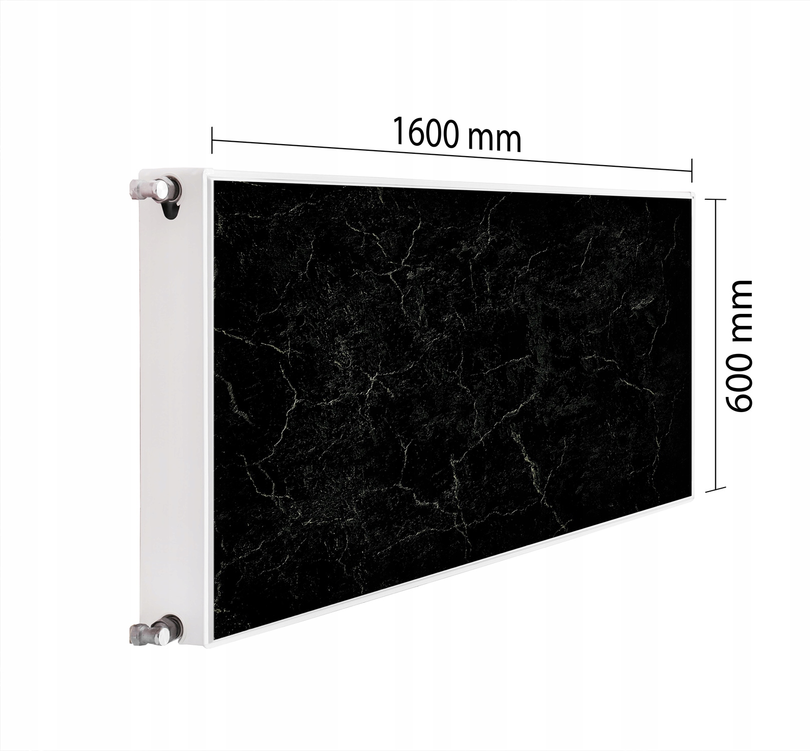 Magnetická Krytka Na Radiátor 160x60 Černá Podložka Magnet