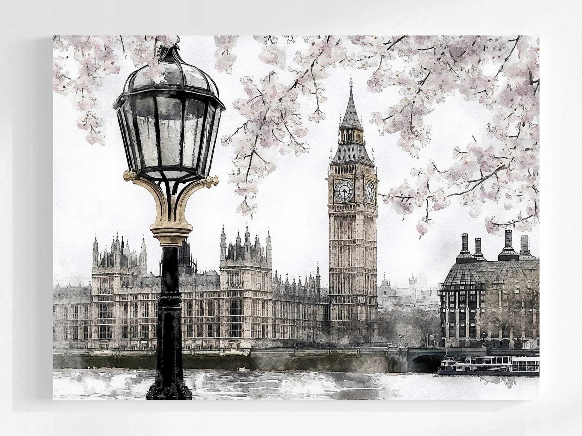 Obraz Na Plátně Canvas Město Anglie Londýn Big Ben Westminster 80x60