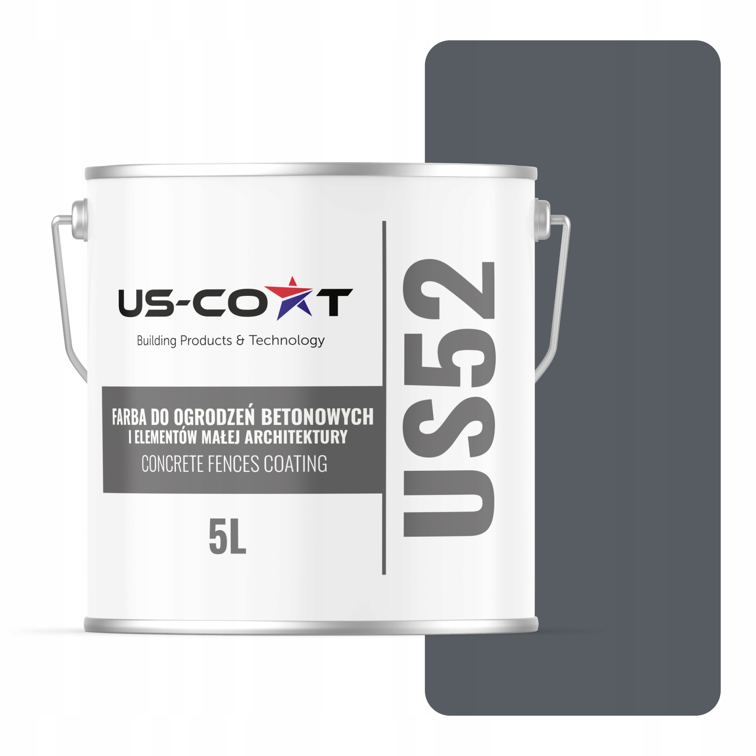 Farba Na Betón, Plotové Brány 5 L Vonkajšia Šedá Grafitová F256