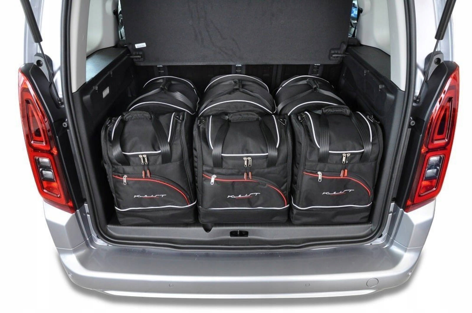 J&j Automotive Sada 6ks cestovných tašiek Sport pre Opel Combo 2018+