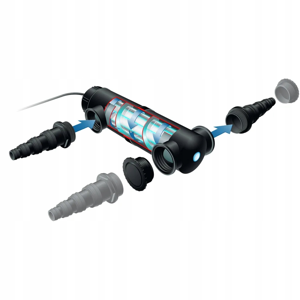 Ubbink Lampa UV-C do oczka wodnego AlgClear 55000, 55 W, 1355142 Moc 55 W