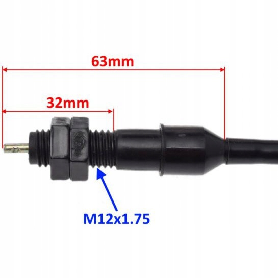 CZUJNIK STOPU TYŁ HAMULCA Cross PRZEWÓD 2 PIN Producent WM motors