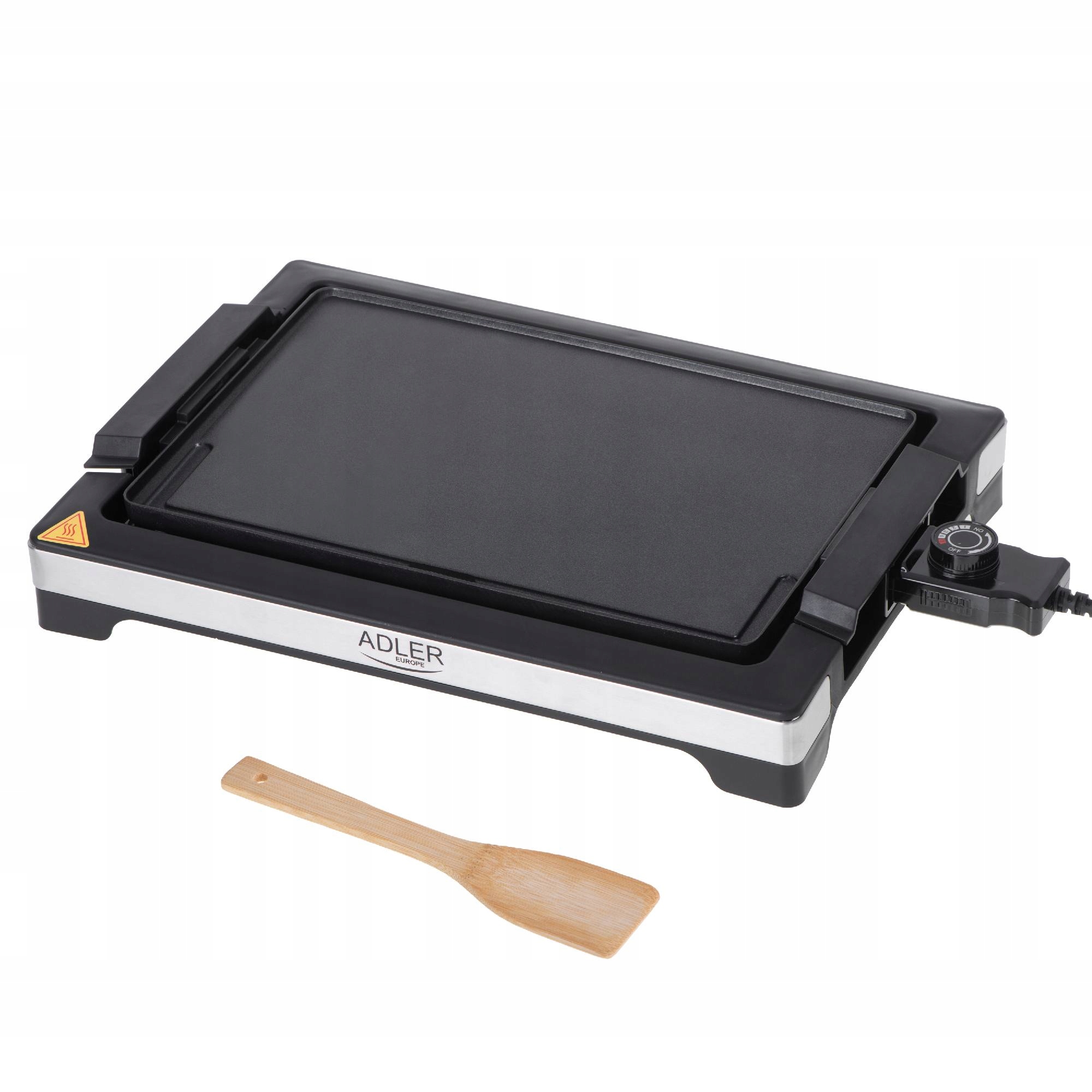 Grill Elektryczny Stołowy 3000W AD 6613 z Płytą Nieprzywierającą