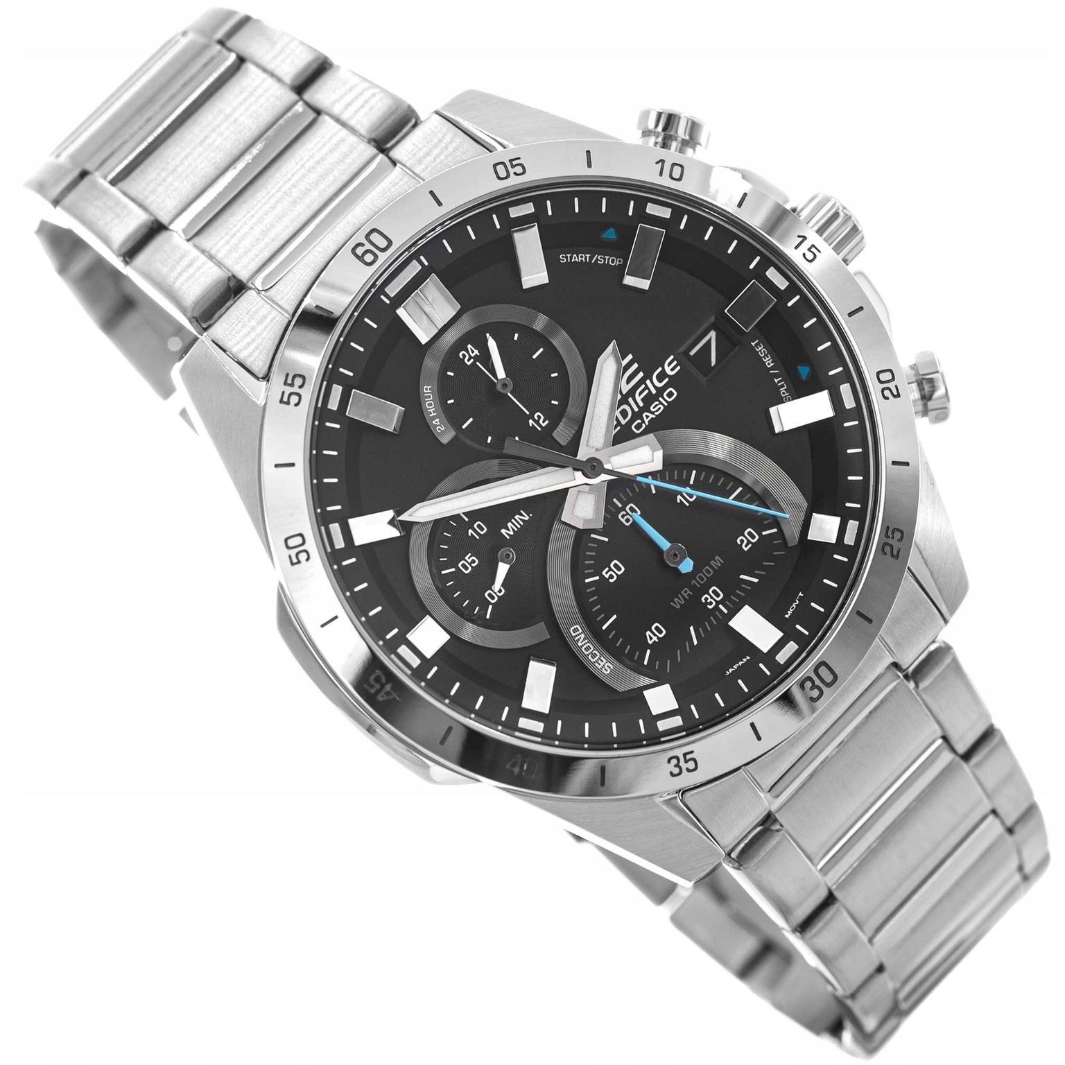 Pánské Hodinky Casio EFR-571D-1AVUEF Edifice Stříbrné S Náramkem 10 Bar