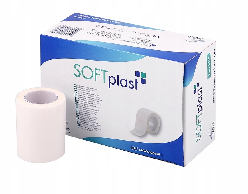 

Plaster Włókninowy przylepiec 9m x 5cm 6 sztuk