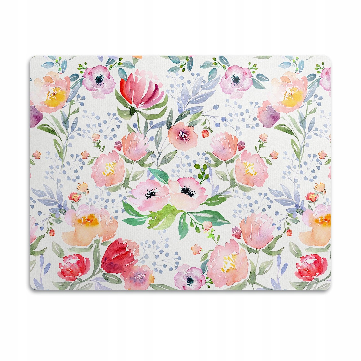 Levně Podložka pod misku pro kočky psa Pastelové květy 90x60