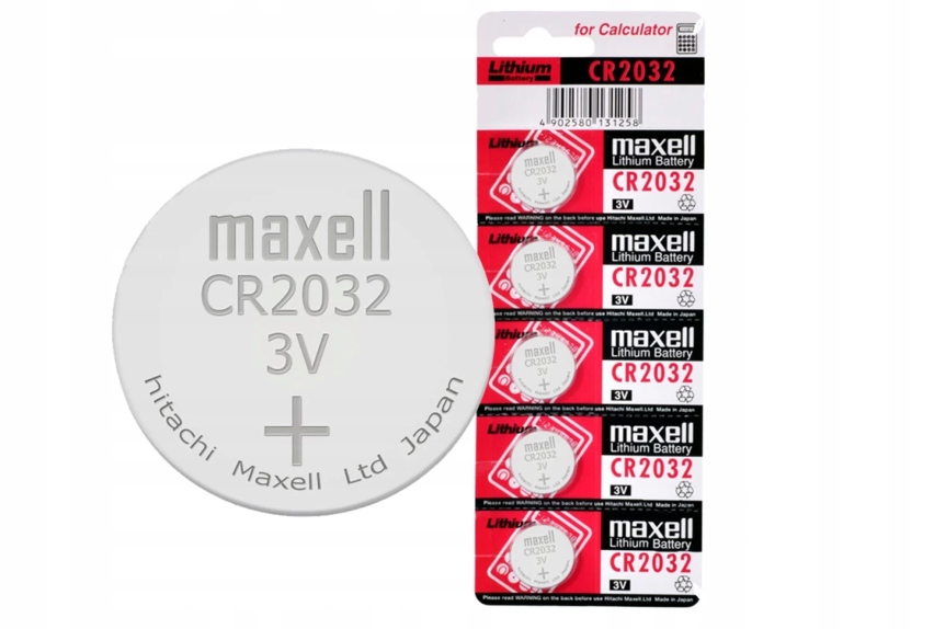 5x Bateria litowa MAXELL CR2032 CR 2032 Marka Maxell