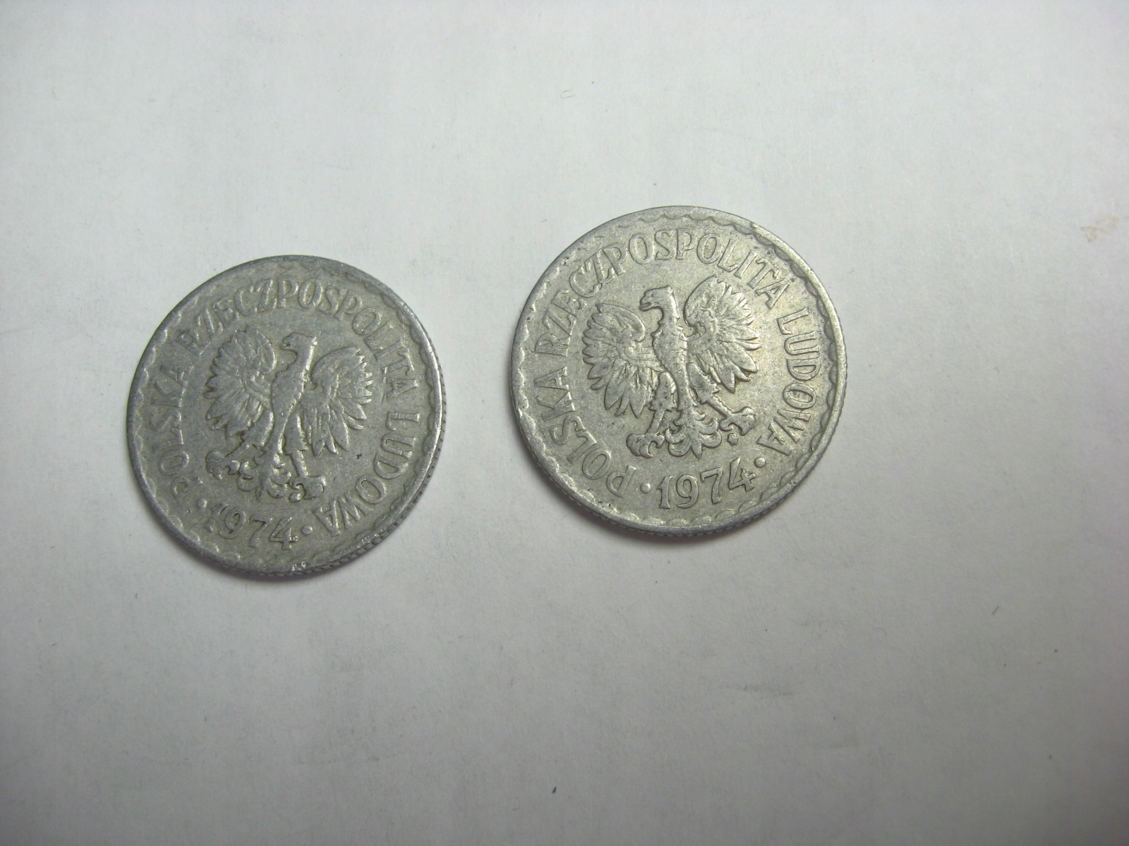 1 zł 1974 - 2 sztuki