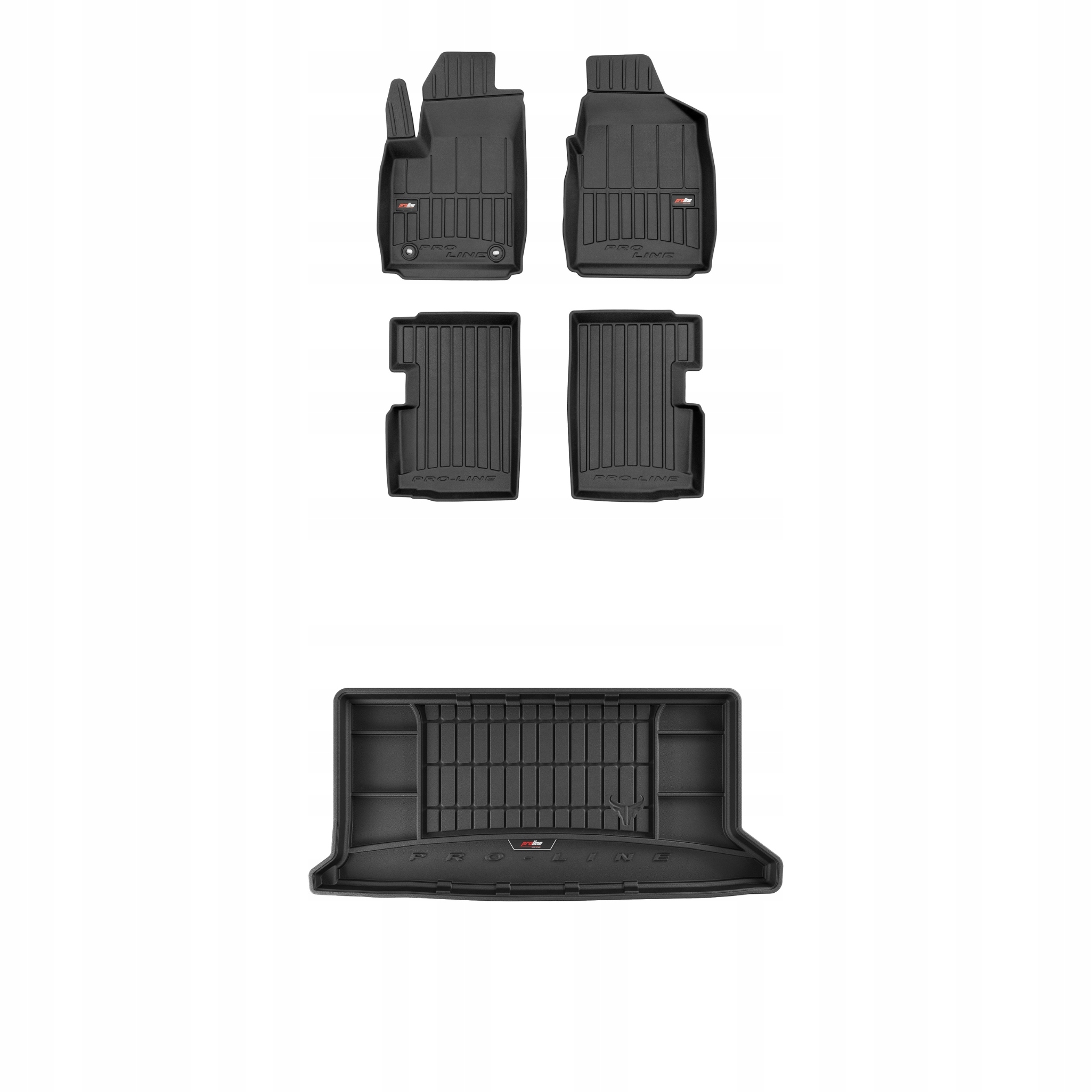 Frogum 3D Sada gumových koberců a rohože s logem pro Ford Ka II 2008-2016