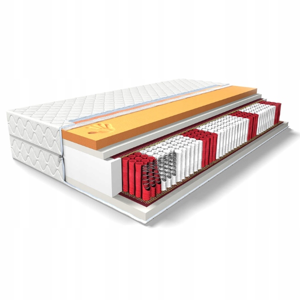 MATERAC DO SPANIA 180x200 COMFORT VISCO SPRĘŻYNOWY KIESZENIOWY 22cm EAN (GTIN) 5906233801481