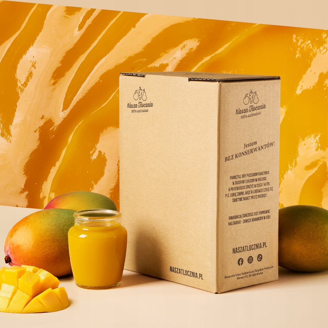 Pyré Mango Pyré 100% Nasza Tłocznia pyré, zmrzlina, sorbety, koktejly Nfc