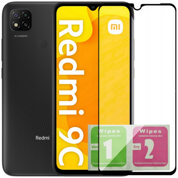 

Szkło 9D na Cały Ekran do Xiaomi Redmi 9C 9C Nfc