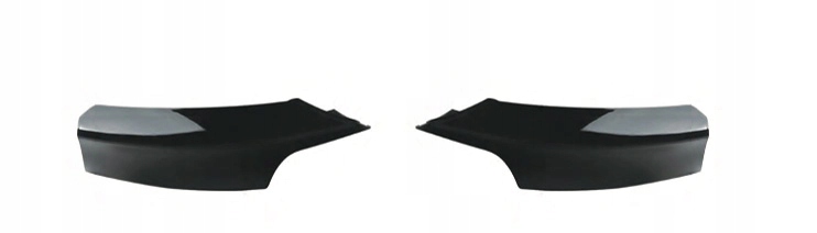 Dokładki zderzaka do BMW 3 (F30, F80) Sedan 2012-2019 czarny połysk