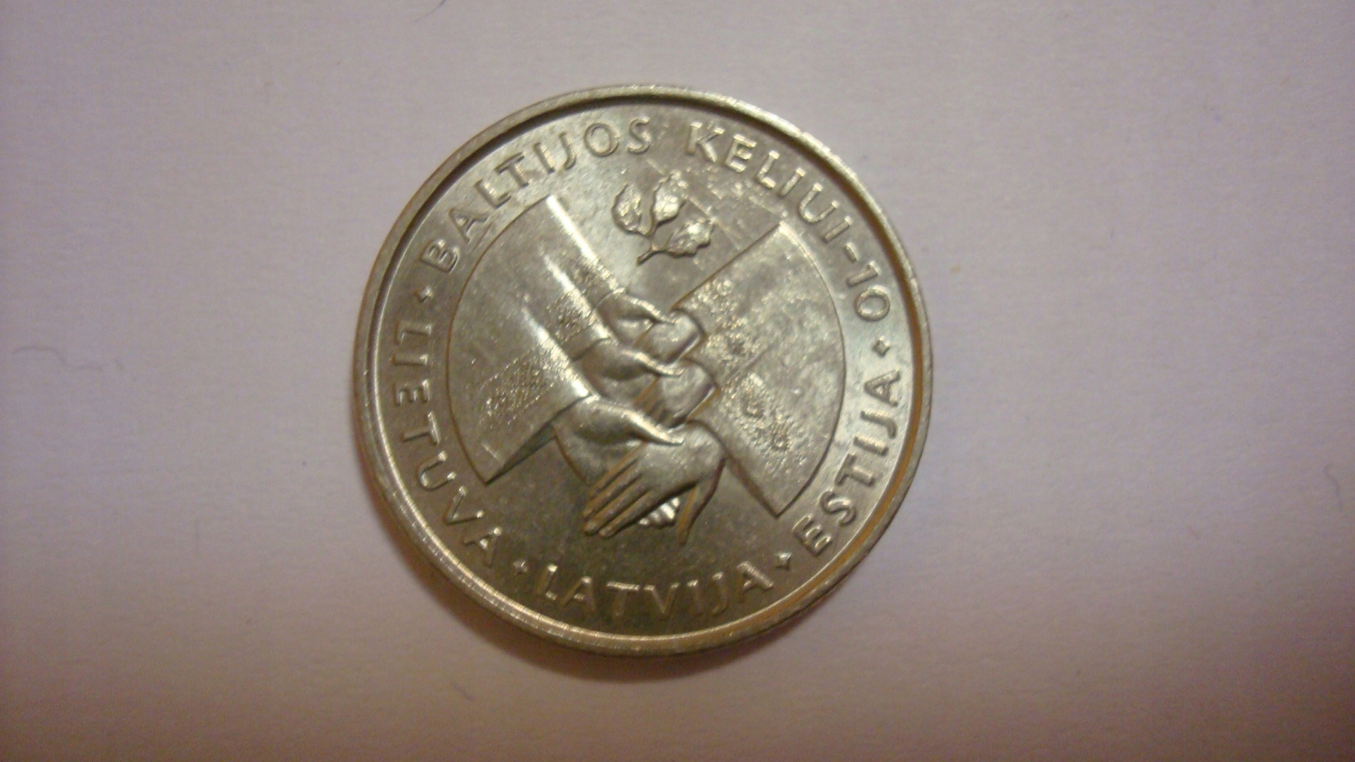 Moneta Litwa - 1 Litas 1999 Baltic stan 1