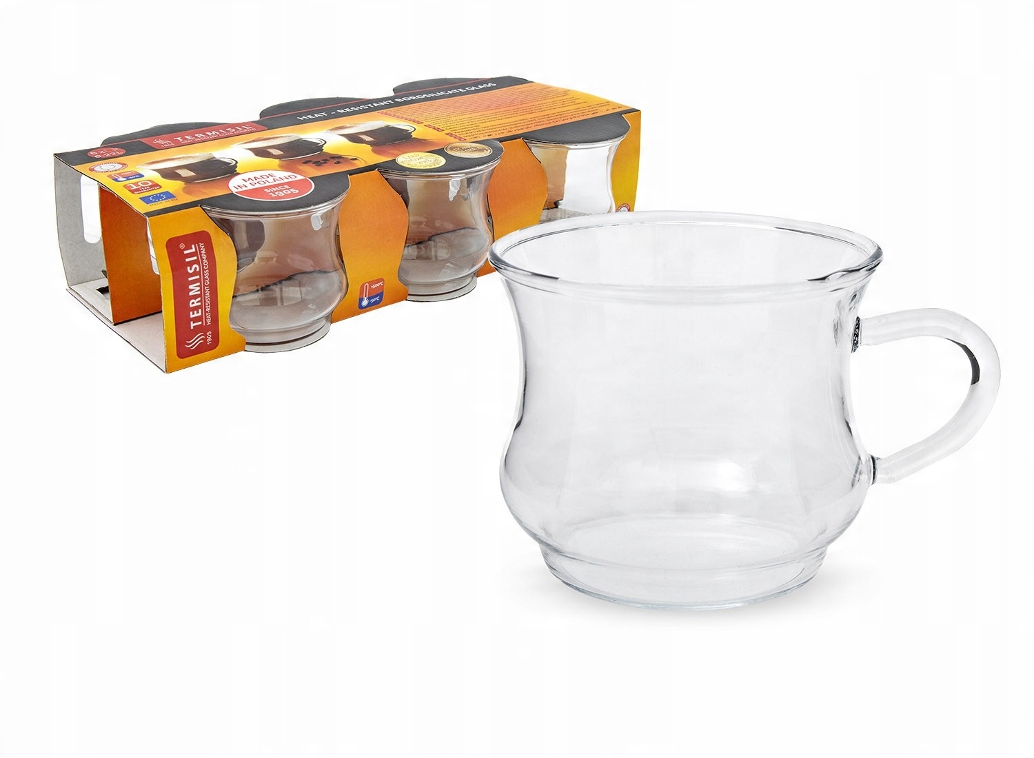 

Szklanki żaroodporne filiżanki Iza 220ml 6szt