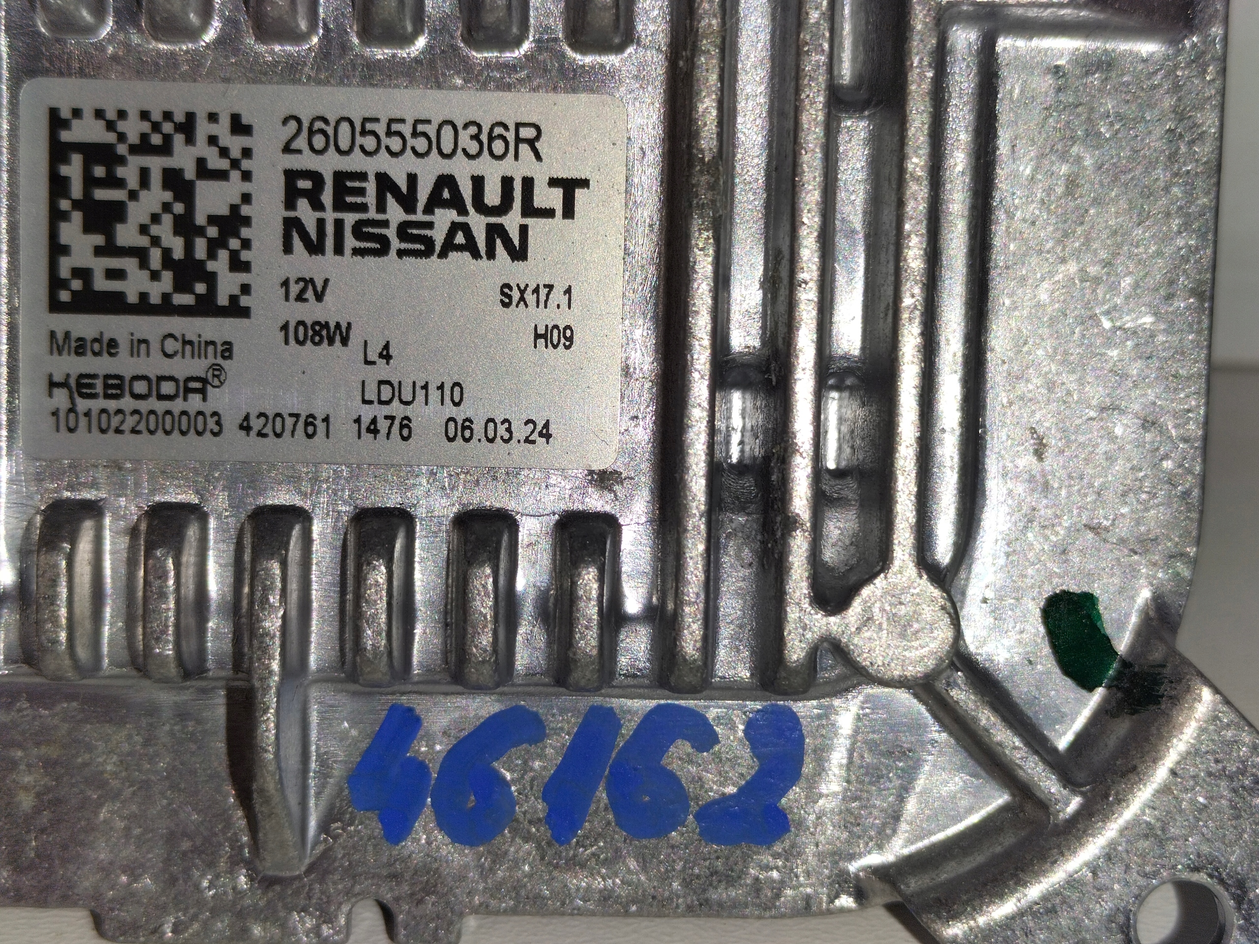 control unit module LED RENAULT MEGANE V AUSTRAL ESPACE VI 22- NISSAN
