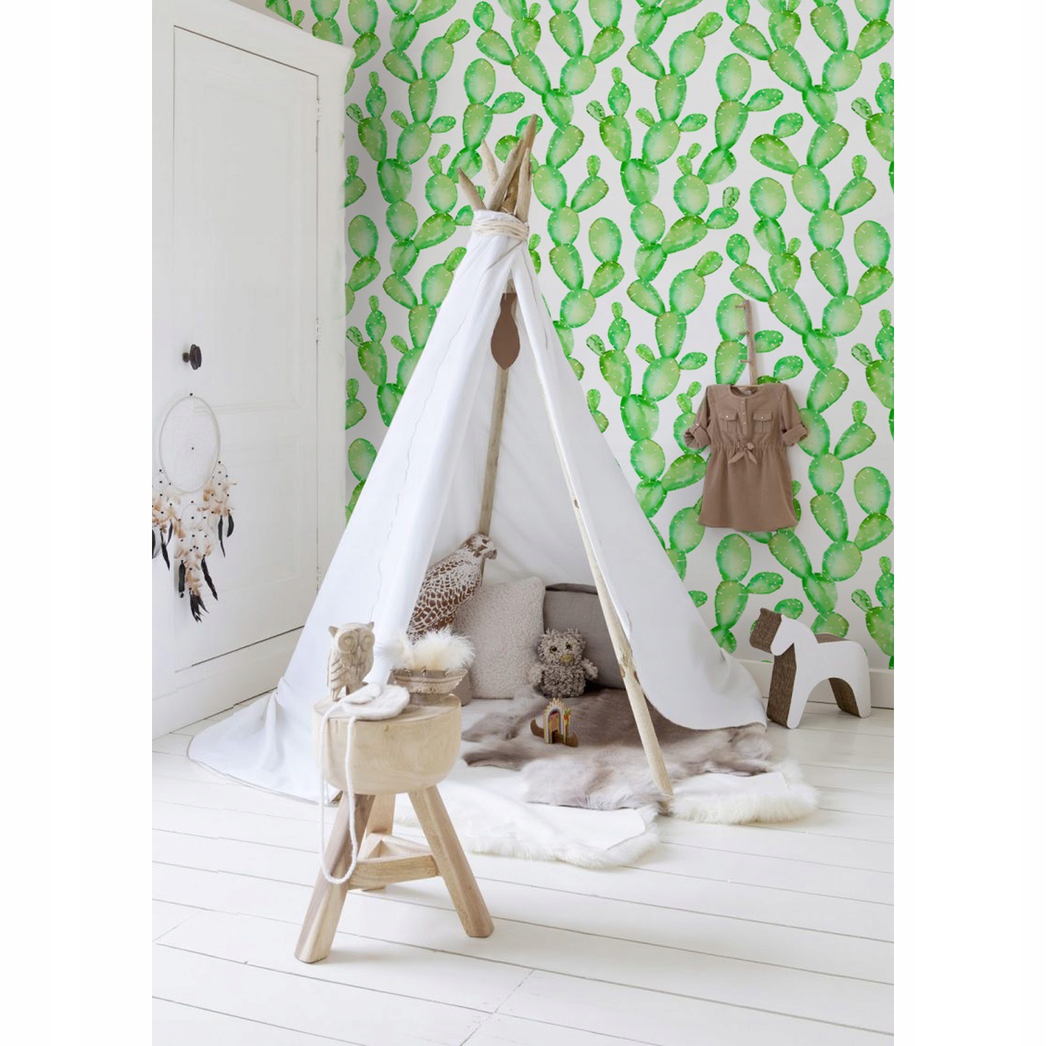 

Tapeta flizelinowa Kwitnące kaktusy 104x70 + klej