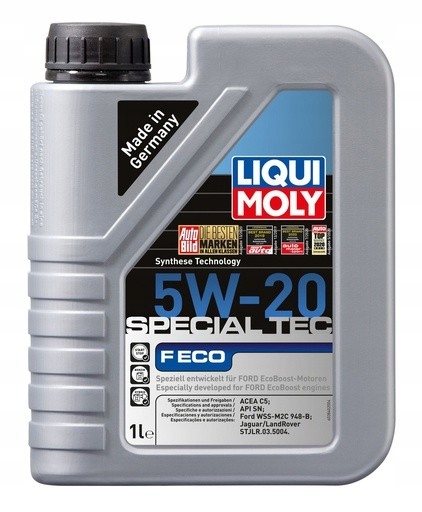 Olej silnikowy Liqui Moly Special Tec F Eco 5W-20, oszczędność paliwa