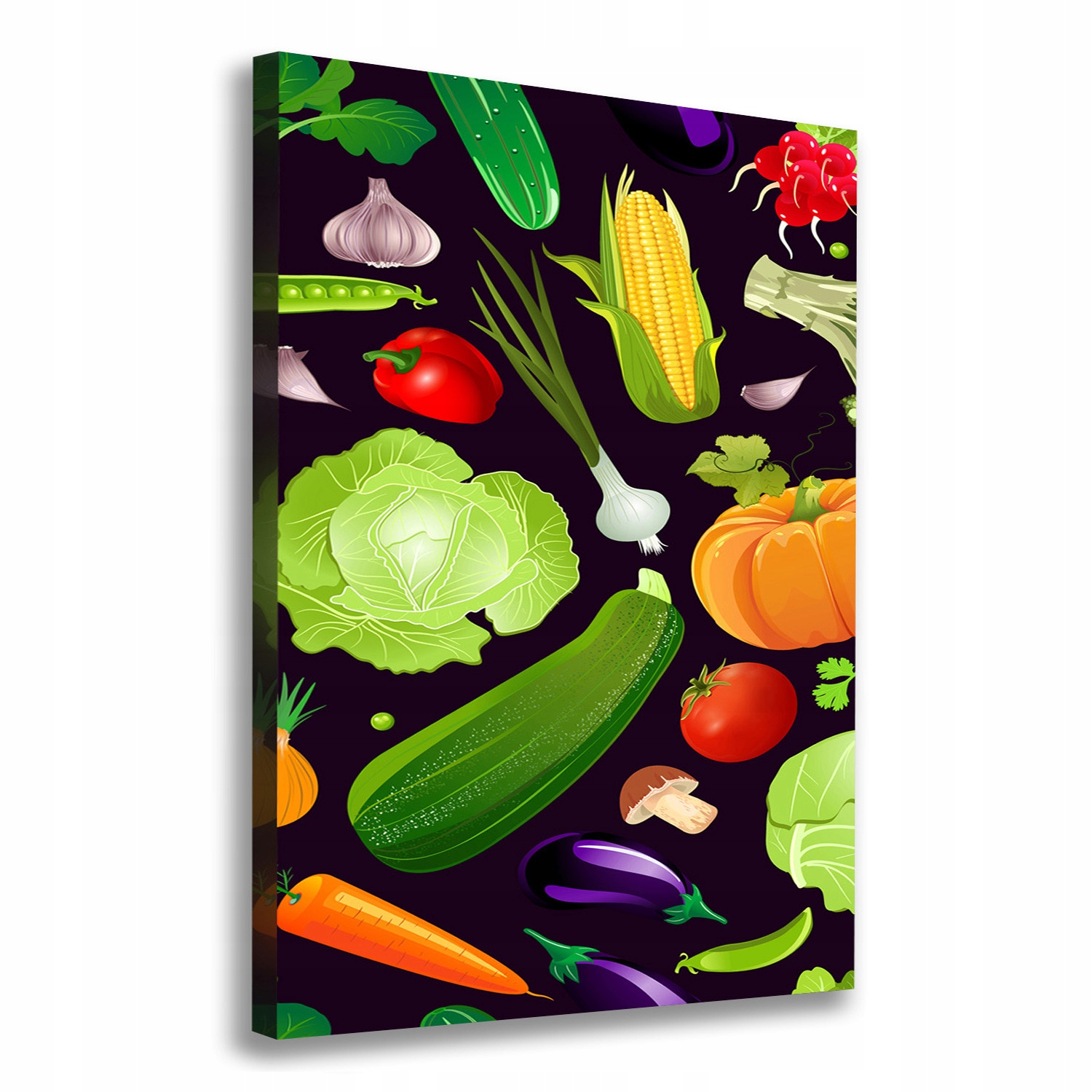 

Nowoczesny obraz canvas na ramie Warzywa 70x100 cm