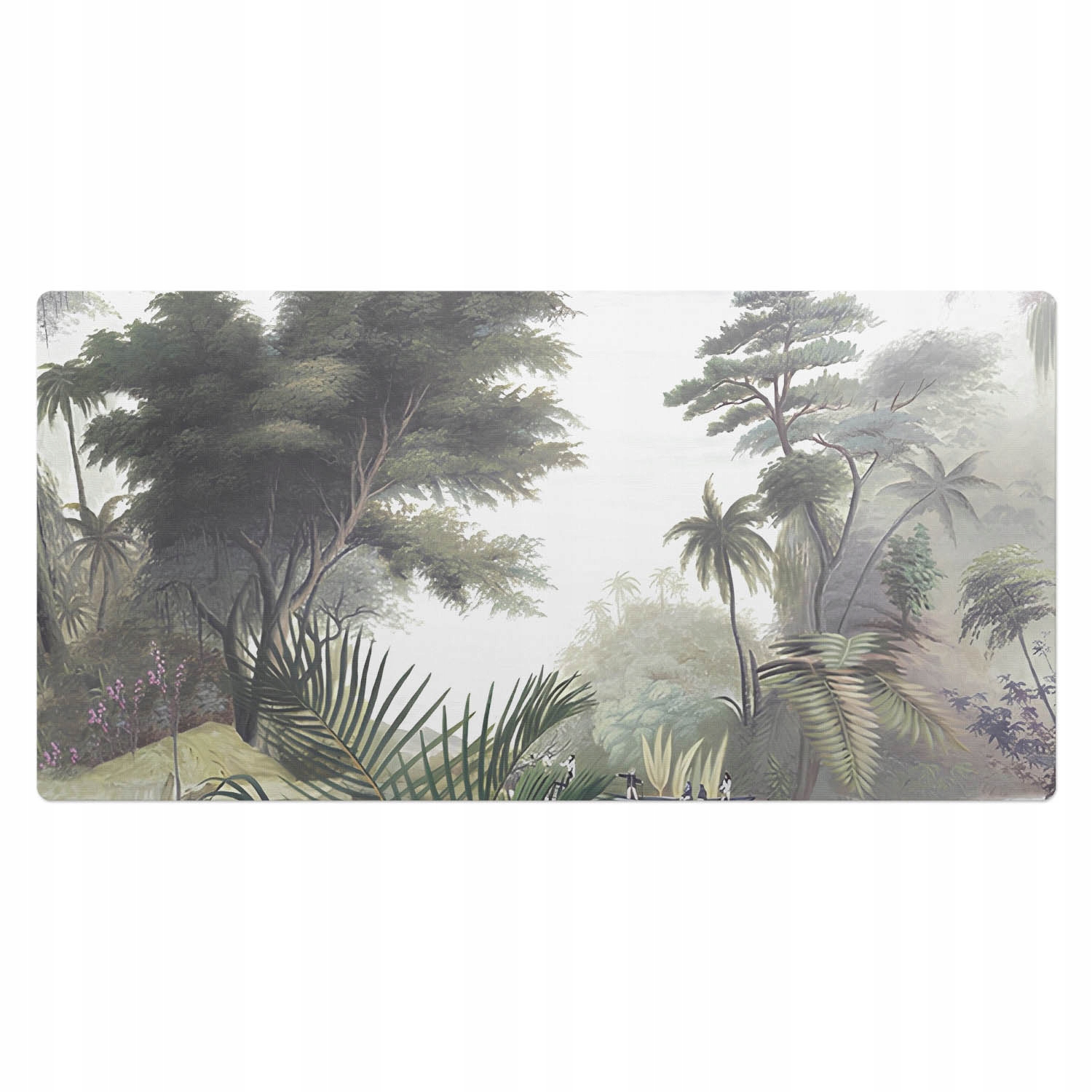 Protiskluzová vinylová dekorativní podložka Rajský tropický les 100 x 50 cm