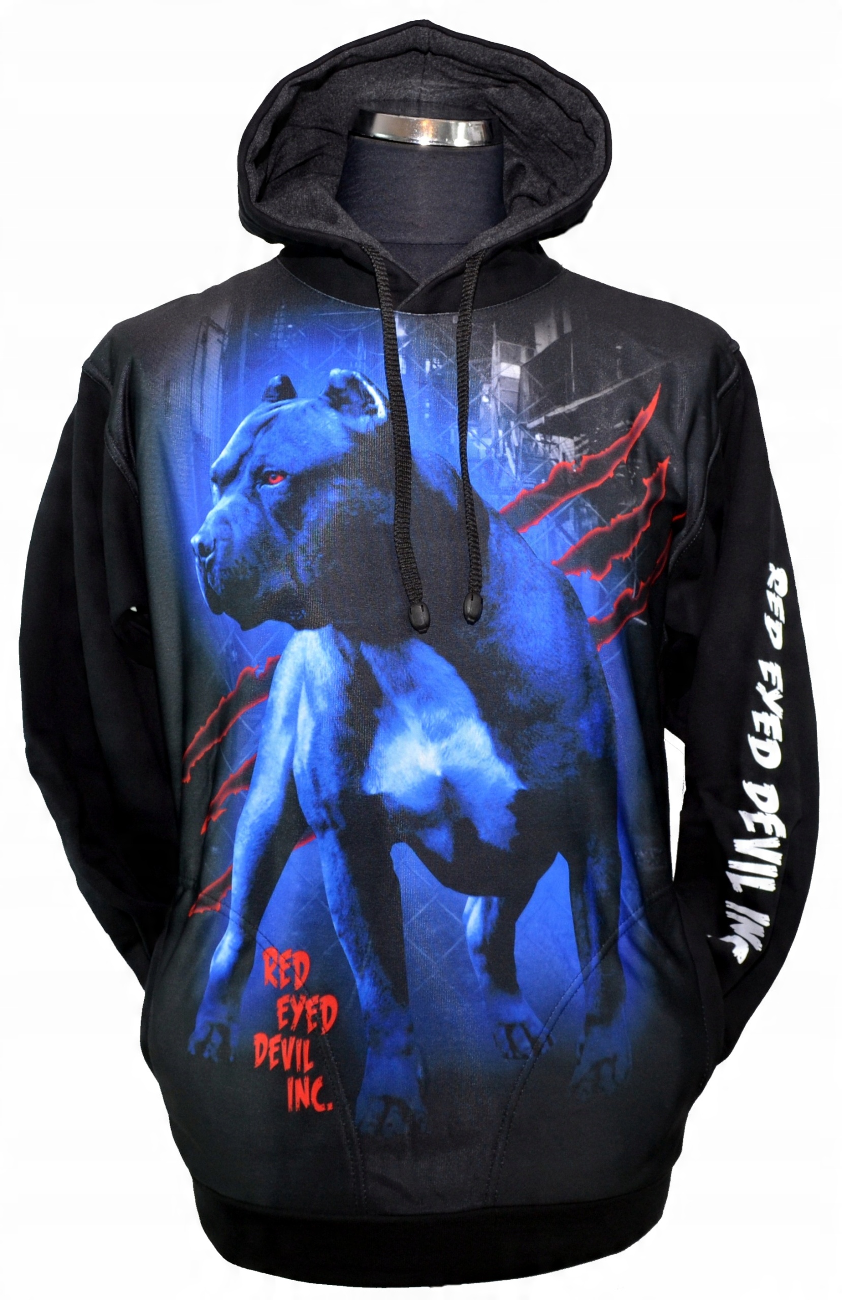 

Bluza z kapturem nadruk 3D wzory prosto od prod XL
