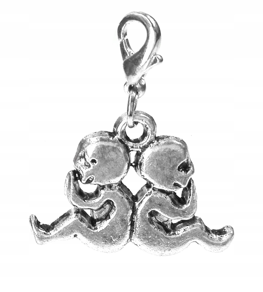 

Zawieszka charms znak zodiaku bliźnięta