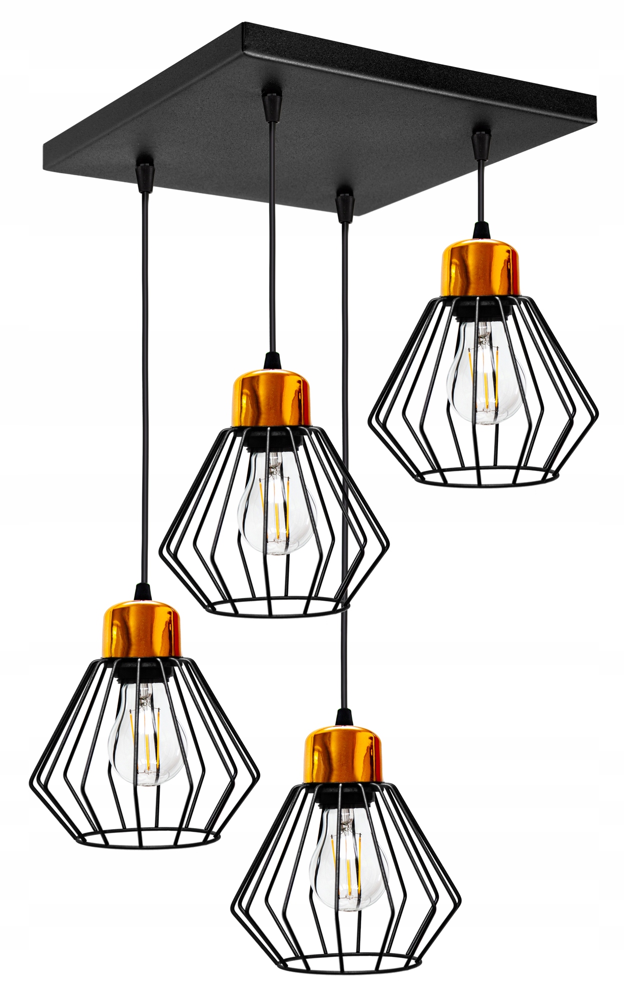 

Lampa Wisząca Sufitowa Żyrandol Loft Edison Led