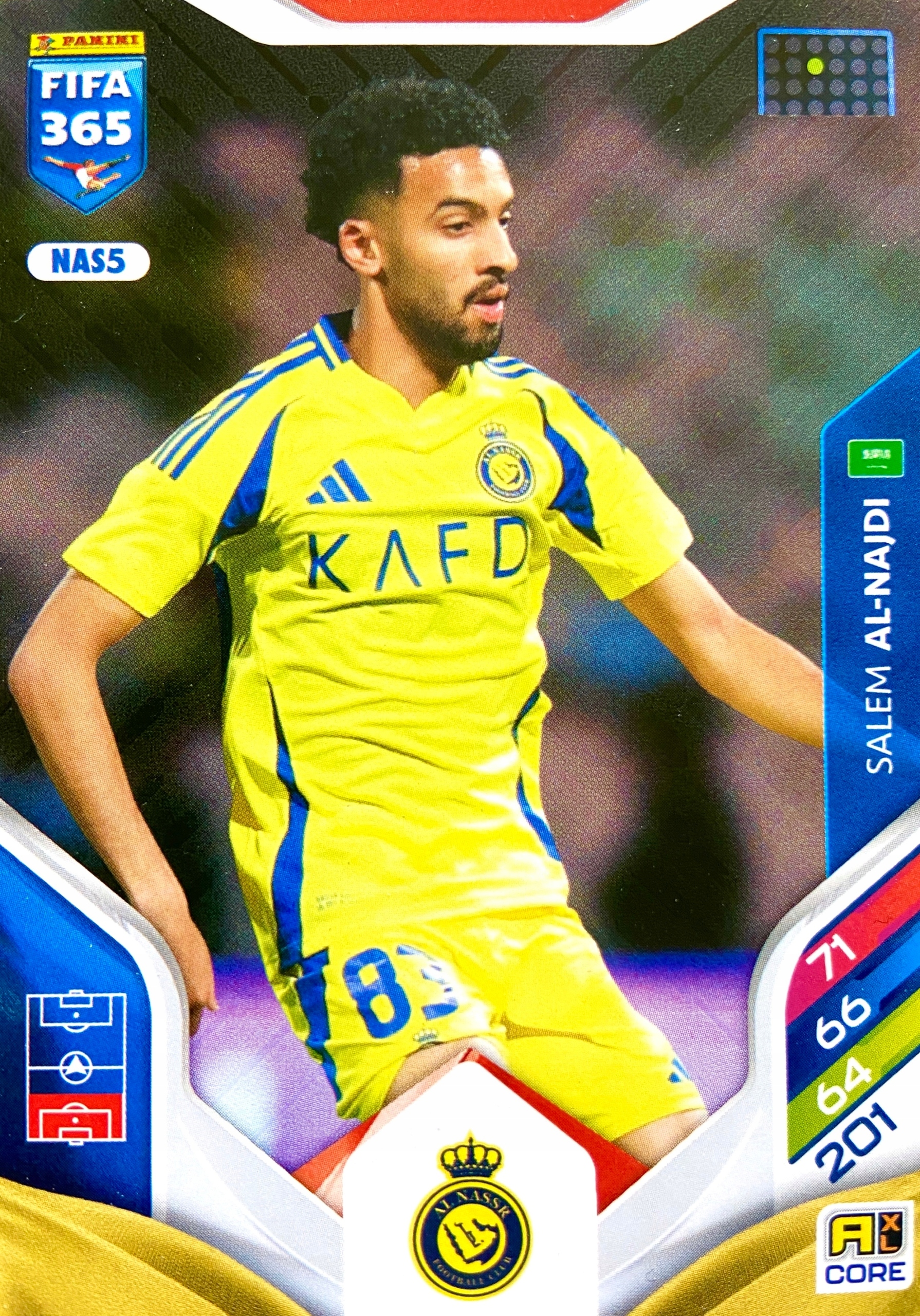 Panini Fifa 365 2026 Core NAS5 Salem Al-najdi Al-nassr