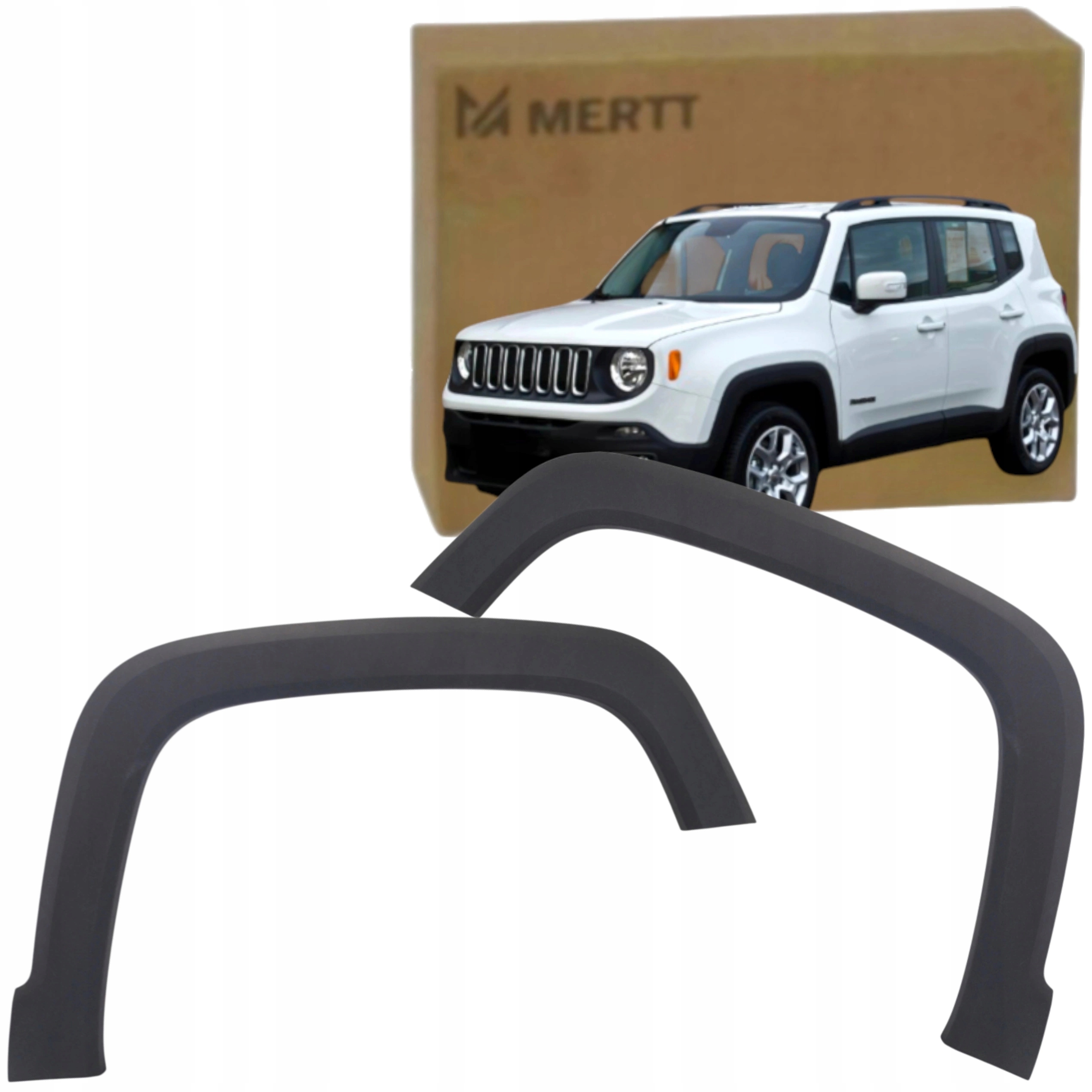 Jeep Renegade I Bu 2015-2022 Lišta Levá Pravá, přední blatník Komplet