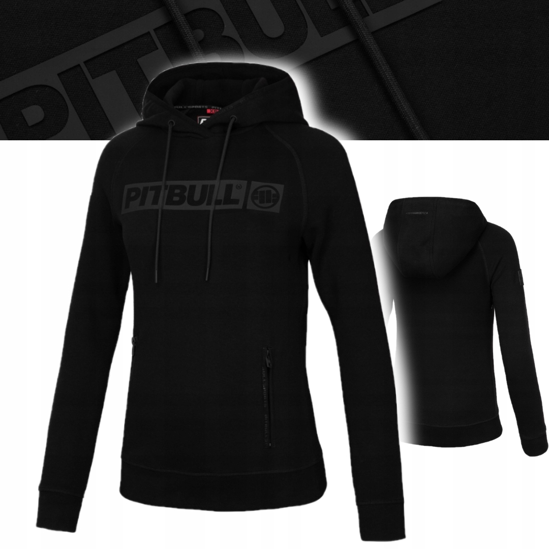 Pitbull West Coast Mikina Dámská S Kapucí Georgia Černá/černá S .n